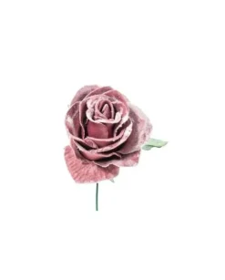 Pick Rosino Deluxe Velvet 16Cm Malva Per Decorazioni Natalizie