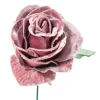 Pick Rosino Deluxe Velvet 16Cm Rosa Per Decorazioni Natalizie