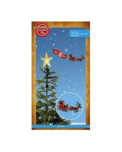 Puntale Per Albero Di Natale Con Renna In Movimento