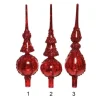 Puntale Rosso Glitterato Ancicato 31 Cm