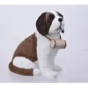Pupazzo Cane San Bernardo Decorazione Natalizia 40Cm