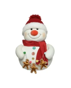 Pupazzo Di Neve Con Decori Pan Di Zenzero