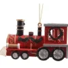1Pz Addobbo Appendino Trenino Di Plastica 4X12X6 Cm Per Albero Di Natale