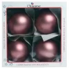 1Pz Pallina Di Vetro Tinta Unita Vinaccia Opaco 100Mm