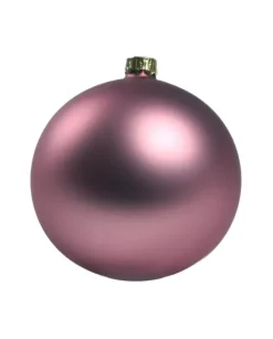 1Pz Pallina Di Vetro Tinta Unita Vinaccia Opaco 100Mm