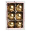 1Pz Pallina In Vetro Tinta Unita Oro Opaco 80 Mm