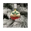 1Pz Pallina Sfera Di Vetro Decorata A Mano 80Mm Per Albero Di Natale