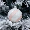 1Pz Pallina Sfera Di Vetro Decorata A Mano 80Mm Per Albero Di Natale