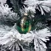 1Pz Pallina Sfera Di Vetro Decorata A Mano 80Mm Per Albero Di Natale