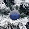 1Pz Pallina Sfera Di Vetro Decorata A Mano 80Mm Per Albero Di Natale