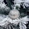 1Pz Pallina Sfera Di Vetro Decorata A Mano 80Mm Per Albero Di Natale
