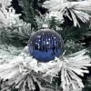 1Pz Pallina Sfera Di Vetro Decorata A Mano 80Mm Per Albero Di Natale
