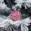 1Pz Pallina Sfera Di Vetro Decorata A Mano 80Mm Per Albero Di Natale