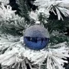 1Pz Pallina Sfera Di Vetro Decorata A Mano 80Mm Per Albero Di Natale