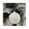 1Pz Pallina Sfera Di Vetro Liscia 150Mm Per Albero Di Natale Bianco