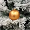 1Pz Pallina Sfera Di Vetro Liscia 100Mm Per Albero Di Natale Bronzo