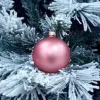 1Pz Pallina Sfera Di Vetro Liscia 80Mm Per Albero Di Natale Vinaccio