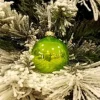 1Pz Pallina Sfera Di Vetro Liscia 60Mm Per Albero Di Natale Verde