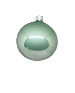 1Pz Pallina Sfera Di Vetro Liscia 80Mm Per Albero Di Natale Tiffany