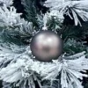 1Pz Pallina Sfera Di Vetro Liscia Bronzo Opaco 80Mm