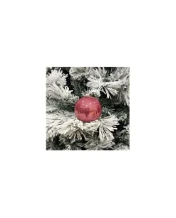 1Pz Pallina Sfera Di Vetro Tinta Unita Vinaccia Lucido 60Mm