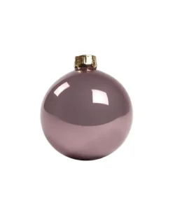 1Pz Pallina Sfera Di Vetro Tinta Unita Vinaccia Lucido 60Mm