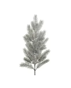 1Pz Rametto Pino Innevato In Pe Effetto Real Touch 36 Cm
