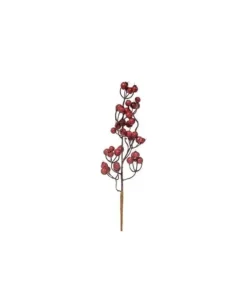 Ramo Bacche 35Cm Malva Per Decorazioni Di Natale
