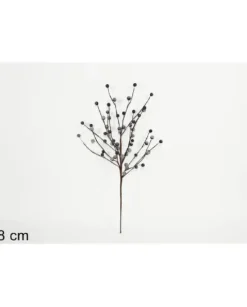 Ramo 48Cm Bacche Blu Per Decorazioni Di Natale