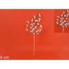 Ramo 44Cm Con Bacche Bianche Per Decorazioni Di Natale