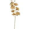 Ramo Phalenopsis 76Cm Oro Per Decori Natalizi