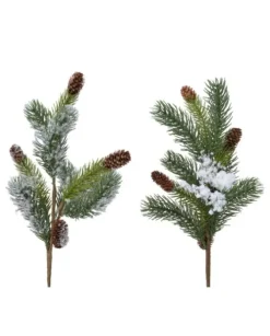 Ramo Pino Innevato 2 Modelli Assortiti 60 Cm