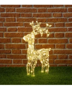 Renna Di Cristalli Acrilico 100 Led 4M+H70Cm