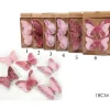 Set 2 Farffalle Rosa Con Molletta Di Supporto 12 Cm In 6 Varianti