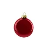 Sfera Di Vetro Liscia 80Mm Vinaccio Per Albero Di Natale