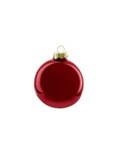 Sfera Di Vetro Liscia 80Mm Vinaccio Per Albero Di Natale