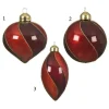 Sfera Pallina Ornamento Vortice Di Vetro Glitter 3Ass