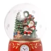 Sfera Resina/Vetro Con Soggetti Natalizi 30X30X37
