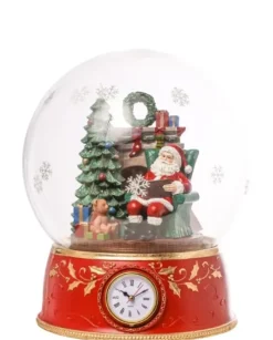 Sfera Resina/Vetro Con Soggetti Natalizi 30X30X37