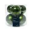 Sfere Palline Vetro Lucido,Opaco Mix D.8Cm Verde Pino