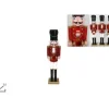 Soldato Schiaccianoci Rosso Con Strumenti L9 P7,6 H30 Cm