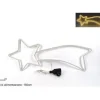 Stella Cometa Luminosa Neon Bianco Caldo 28X72Cm Per Uso Esterno