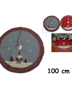 Tappeto Per Albero Di Natale Diametro 100Cm