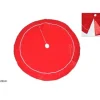 Tappeto Rosso Di Velluto Per Albero 122Cm
