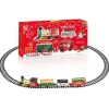 Trenino Natalizio A Batteria 470 Cm Con Led