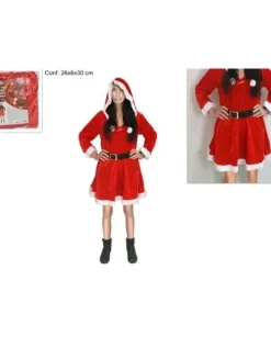 Vestito Femminile Di Velluto Babbo Natale