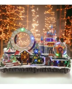 Villaggio Giostrina Lunapark Led Lun.25Cm X Lar.50Cm X Alt.33Cm Multi